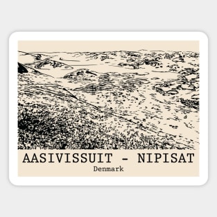 Aasivissuit - Nipisat - Denmark Magnet